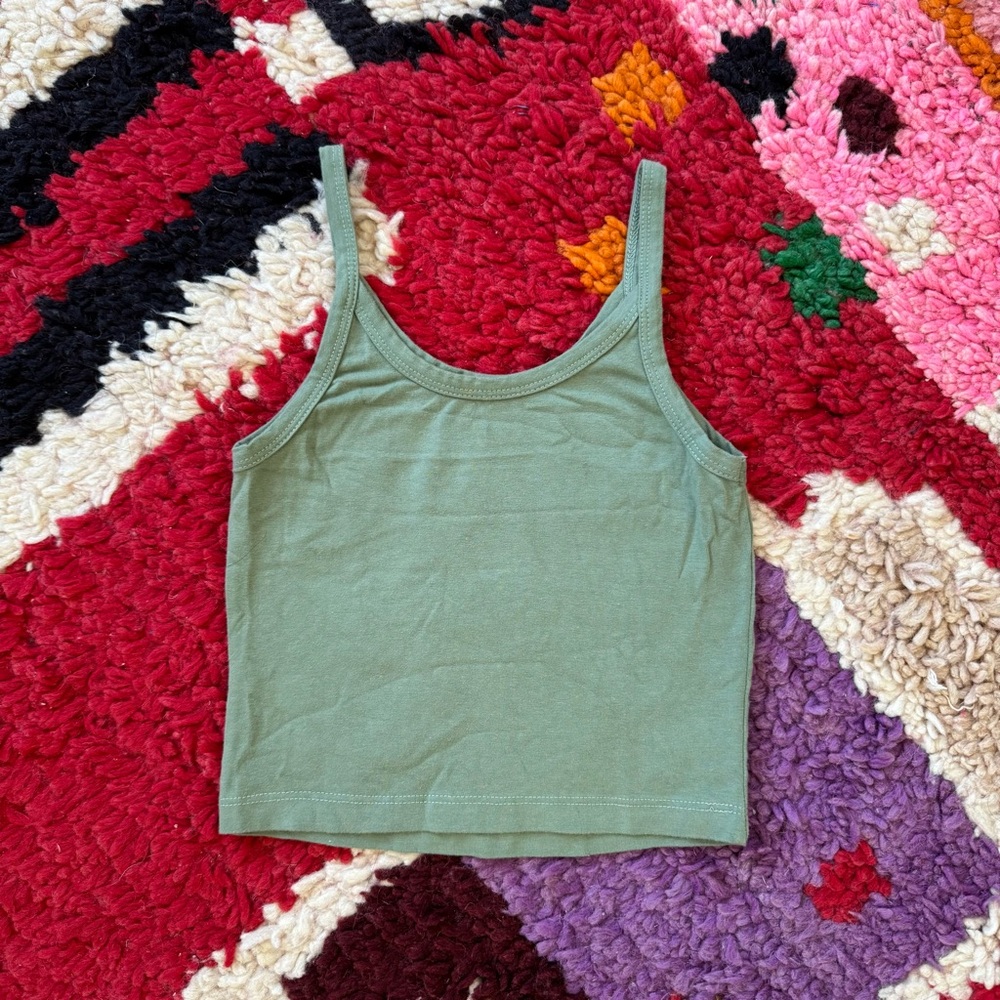 Celadon ARQ Crop Tank